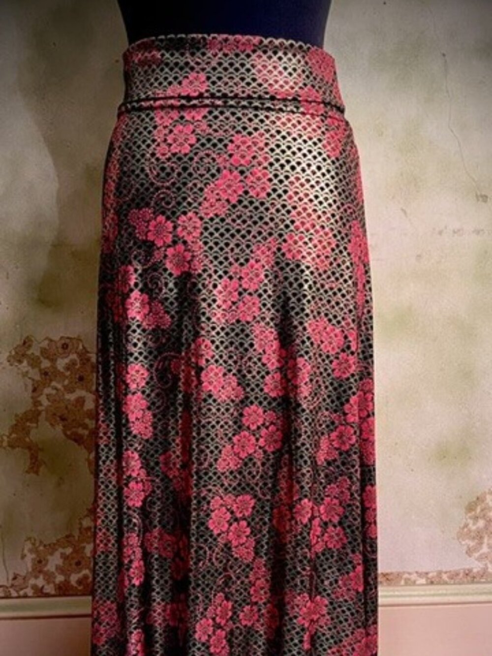 LuLaRoe Maxi Skirt Bundle Floral Small & Seafoam XS – 2 Pieces